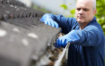 cleaning and inspecting Stoke Orchard roofs